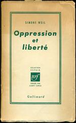 Oppression et liberte