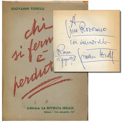 Chi si ferma è perduto - Giovanni Tonelli - copertina