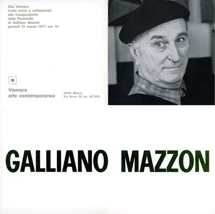 Galliano Mazzon - Galliano Mazzon - copertina