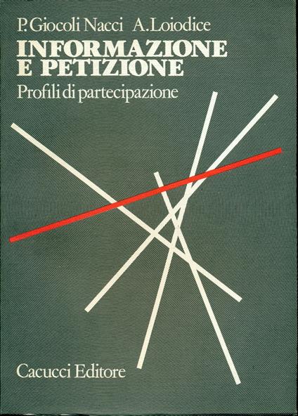 Informazione e petizione - copertina
