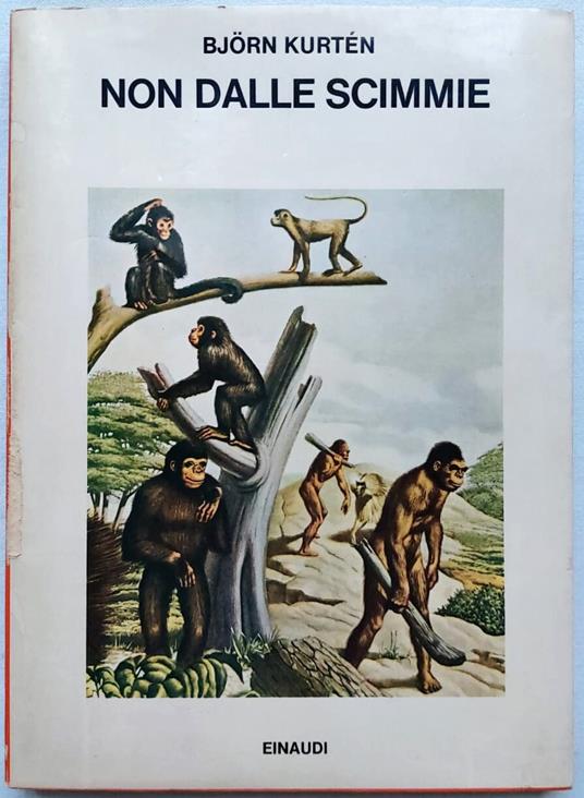 Non dalle scimmie - Björn Kurtén - copertina