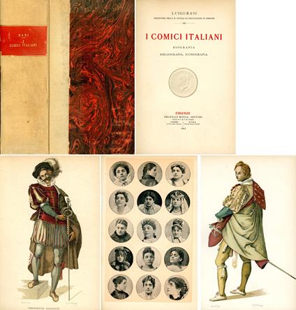 I comici italiani - Luigi Rasi - copertina