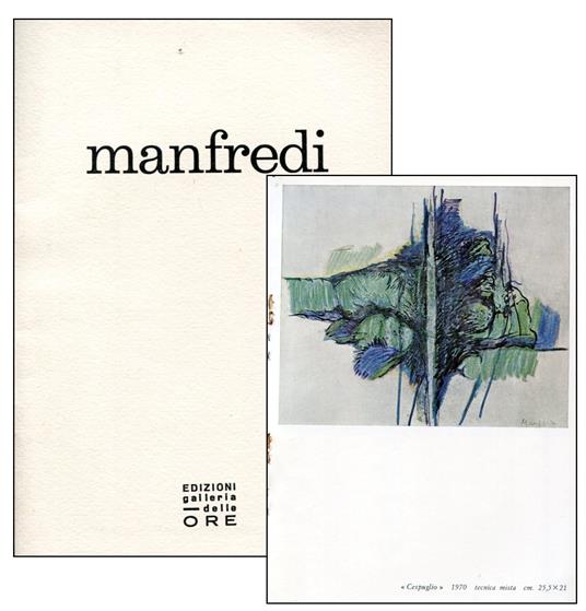 Manfredi. Galleria delle Ore 1975 - copertina