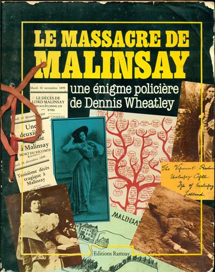Le massacre de Malinsay - Dennis Wheatley - copertina