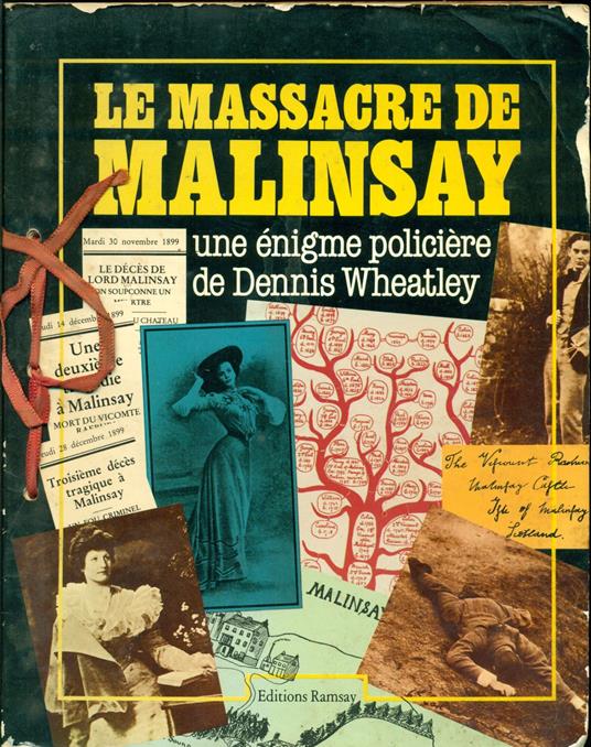 Le massacre de Malinsay - Dennis Wheatley - copertina