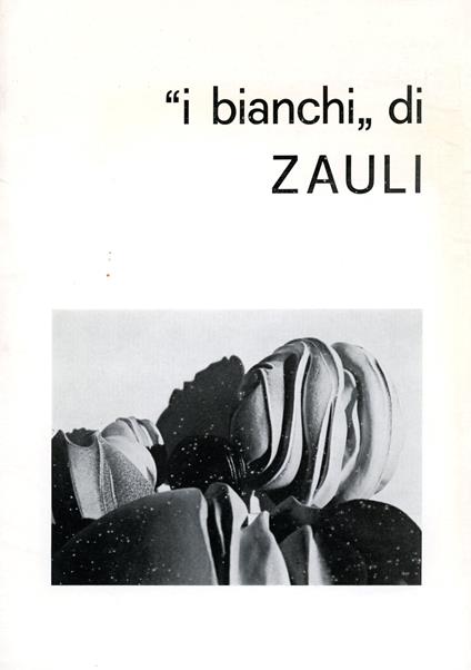 "I bianchi" di Zauli - copertina