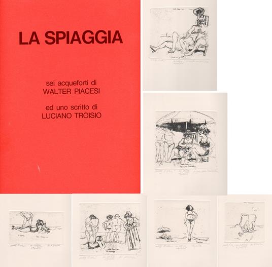 La spiaggia - Walter Piacesi - copertina