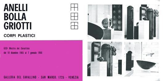Anelli, Bolla, Griotti. Corpi Plastici - copertina