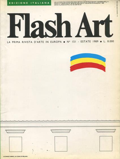 Flash Art. N. 151 - Estate 1989 - copertina