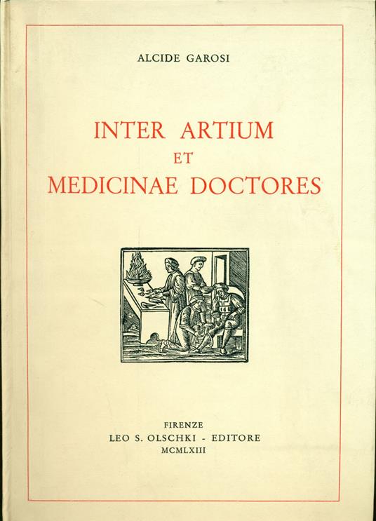 Inter Artium et medicinae doctores - Alcide Garosi - copertina