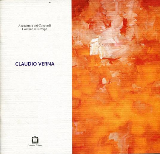 Claudio Verna. Accademia dei Concordi Rovigo 1998 - Claudio Verna - copertina