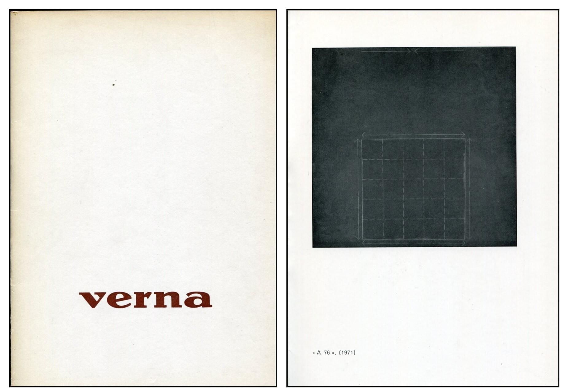 Claudio Verna. Galleria d'Arte Peccolo 1972