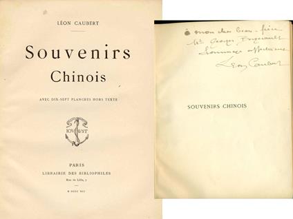 Souvenirs chinois - copertina