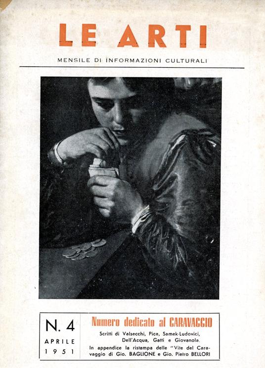 Le Arti. Numero dedicato al Caravaggio - Garibaldo Marussi - copertina