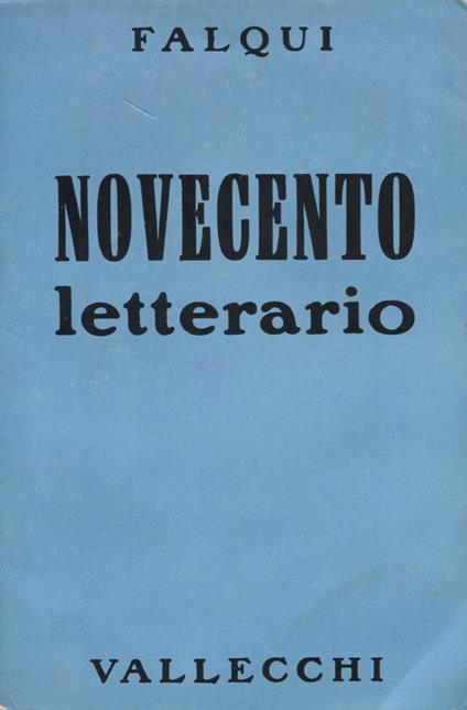 Novecento letterario. Serie seconda - Enrico Falqui - copertina