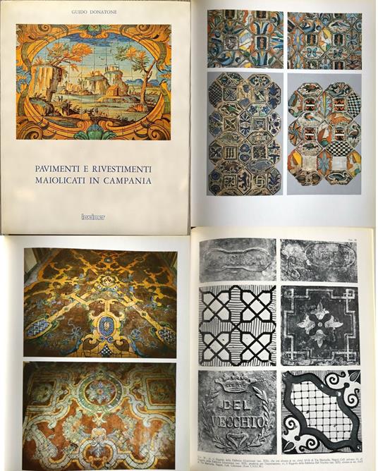 Pavimenti e rivestimenti maiolicati in campania - Guido Donatone - copertina