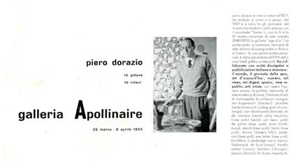 Piero Dorazio. 10 pitture, 10 rilievi - copertina