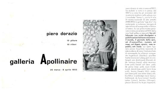 Piero Dorazio. 10 pitture, 10 rilievi - copertina