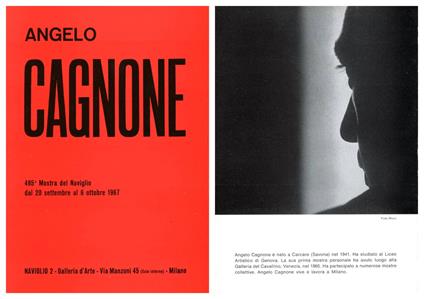 Angelo Cagnone - Angelo Cagnone - copertina