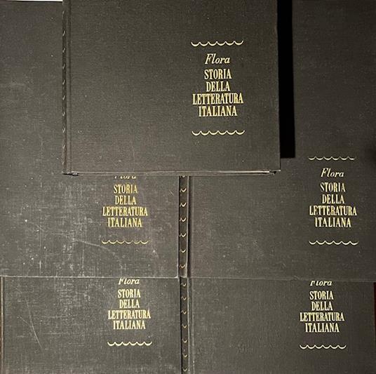 Storia della letteratura italiana - Francesco Flora - copertina