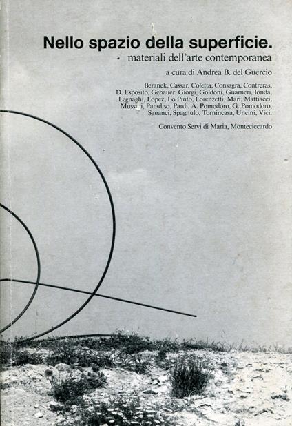 Bordeline '89. Nello spazio della superficie. Materiali dell'arte contemporanea - Andrea B. Del Guercio - copertina
