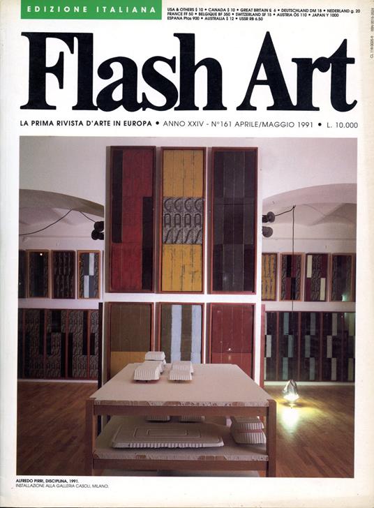 Flash Art, aprile-maggio 1991, n. 161 - copertina