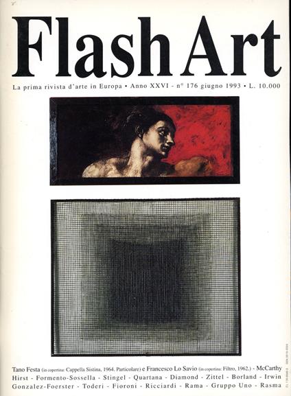 Flash Art. Giugno 1993, N. 176 - copertina