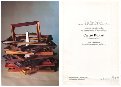 Giulio Paolini. Correspondances - Giulio Paolini - copertina
