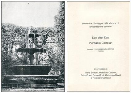 Day after Day. Pierpaolo Calzolari - Pier Paolo Calzolari - copertina