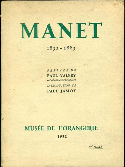 Manet 1832 - 1883 - copertina