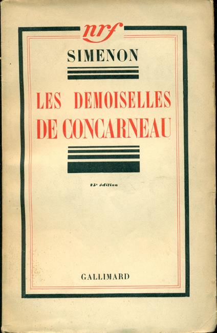Les demoiselles de Concarneau - copertina