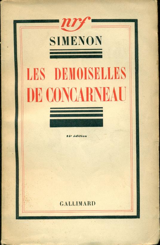 Les demoiselles de Concarneau - copertina