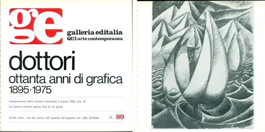 Dottori. Ottant'anni di grafica 1895 - 1975 - Gerardo Dottori - copertina
