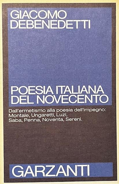 Poesia italiana del Novecento