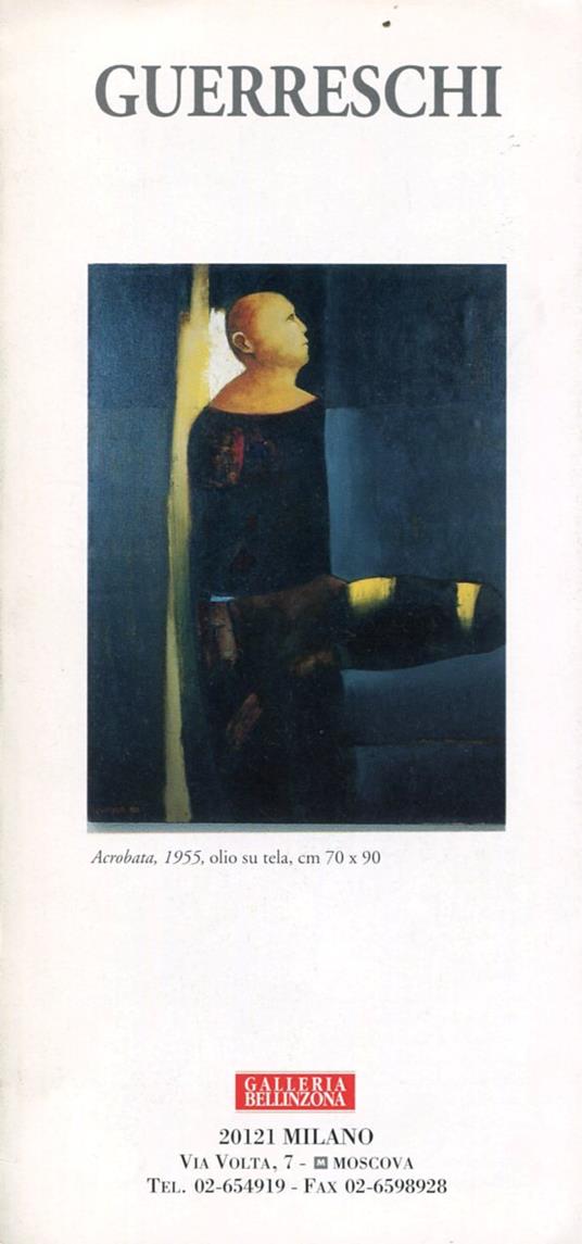 Guerreschi. Galleria Bellinzona - Giuseppe Guerreschi - copertina