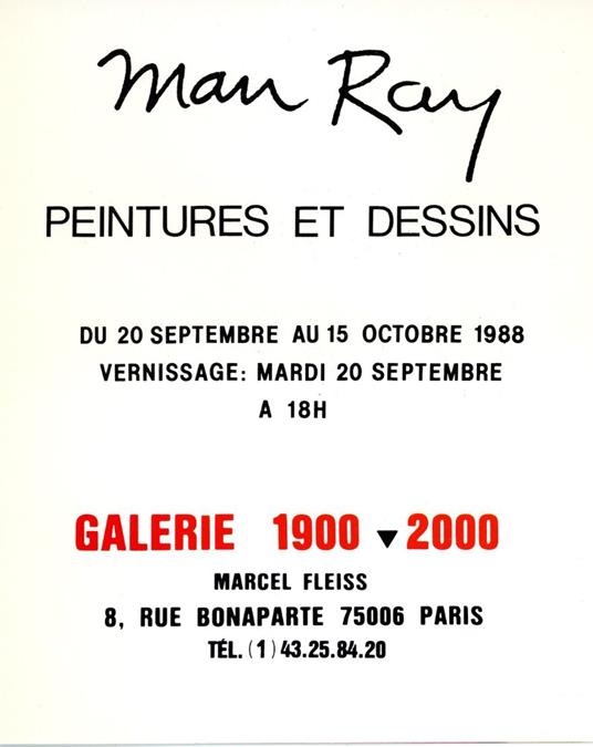 Man Ray. Peintures et Dessins - Man Ray - copertina