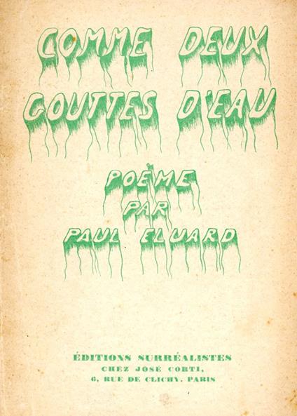 Comme Deux Gouttes D'Eau - copertina