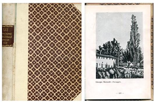 XVI Esposizione Internazionale d'Arte della città di Venezia 1928. Catalogo - copertina