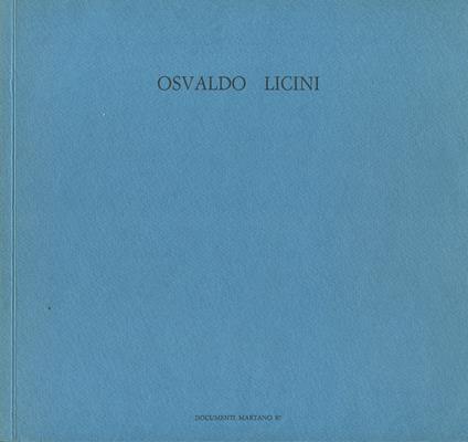 Osvaldo Licini - Osvaldo Licini - copertina