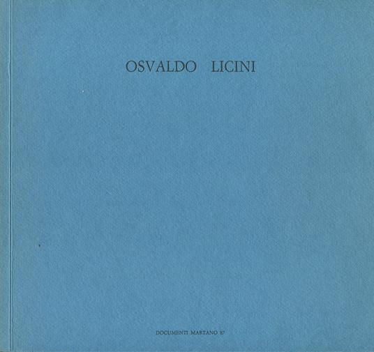 Osvaldo Licini - Osvaldo Licini - copertina