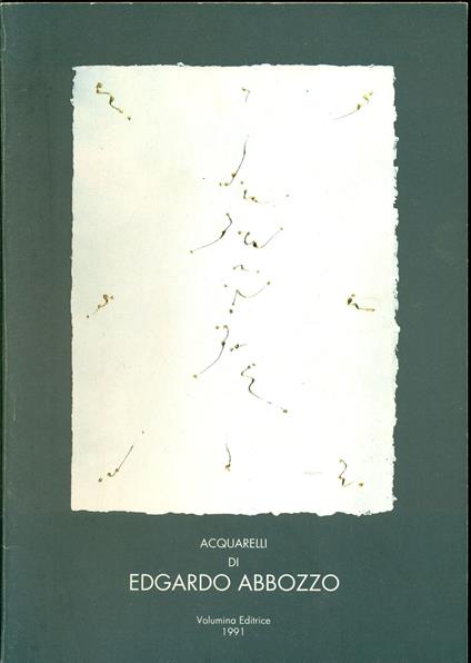 Acquerelli di Edgardo Abbozzo - copertina