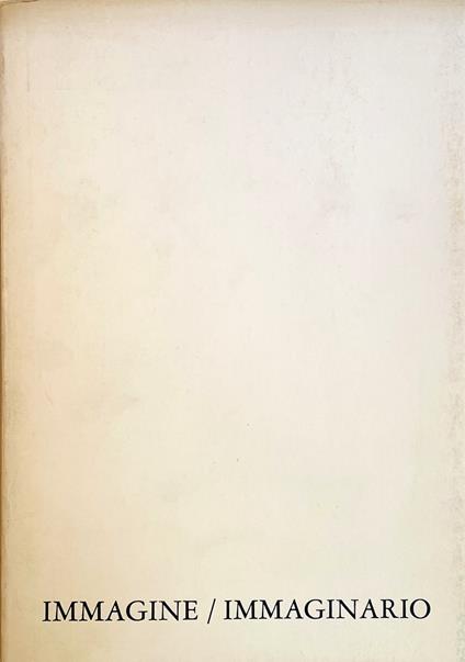 Immagine / Immaginario - copertina