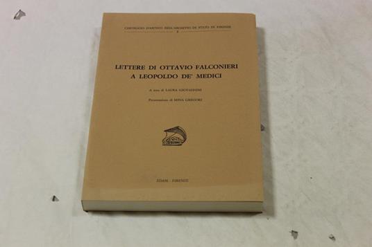 Lettere di Ottavio Falconieri a Leopoldo Dè Medici - copertina