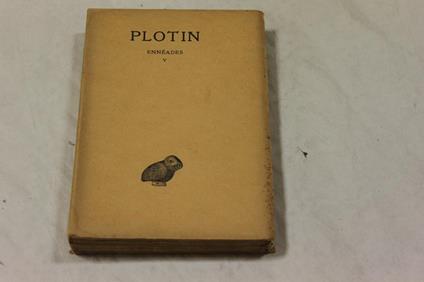 Ennèades V - Plotino - copertina