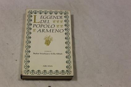 Leggende del popolo Armeno - copertina