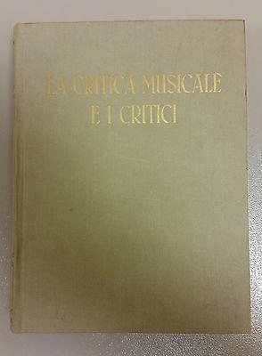 La La critica musicale e i critici - Andrea Della Corte - copertina