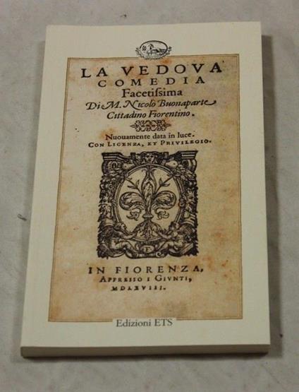 Nicolò Buonaparte. La vedova - copertina