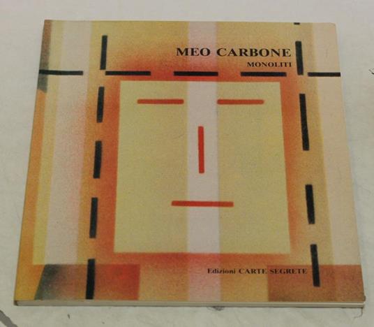 Monoliti - Carbone Meo - copertina