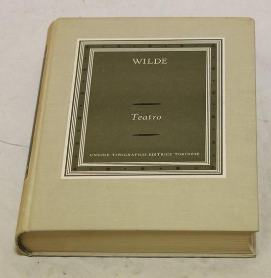 Teatro - Oscar Wilde - copertina