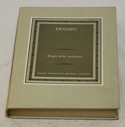 Elogio della stoltezza - Erasmo da Rotterdam - copertina